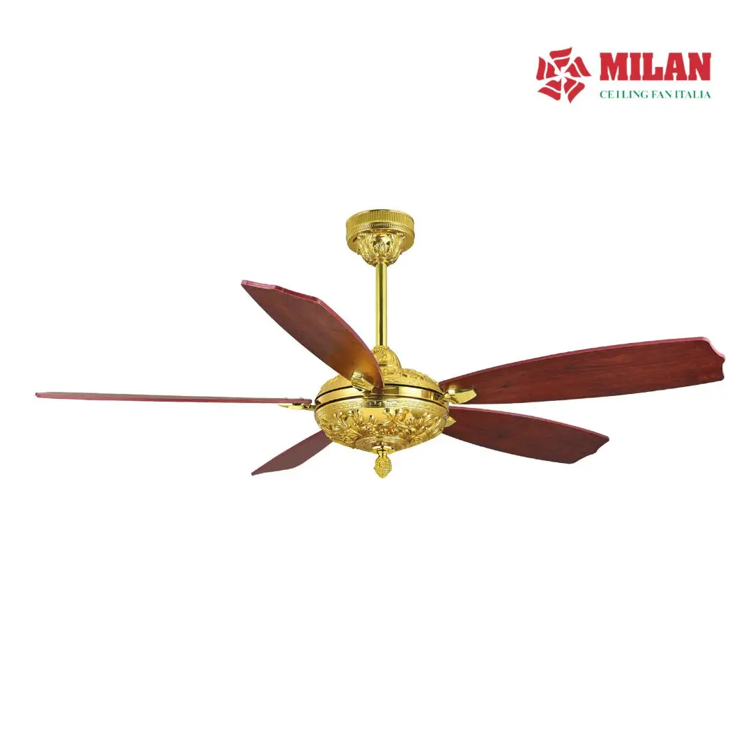 Mẫu Quạt Trần Không Đèn Và Có Đèn Tại Thương Hiệu Milan