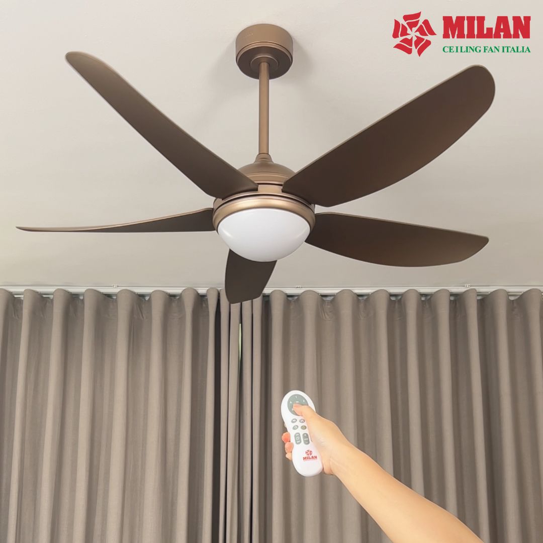 Quạt Trần 5 Cánh Thương Hiệu Milan Có Gì Nổi Bật?
