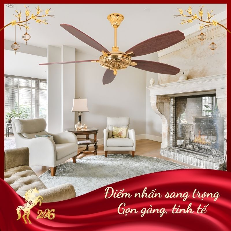 Quạt Trần Không Đèn