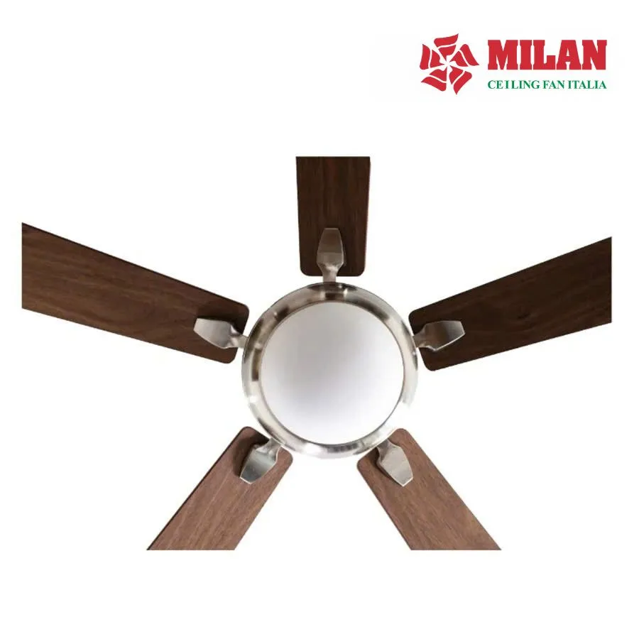 quạt trần trang trí 5 cánh có đèn FY507 - BN - 2