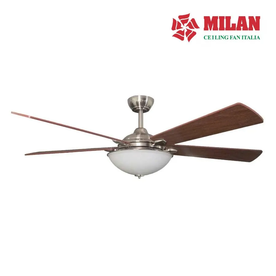 Chi tiết quạt trần đèn 5 cánh gỗ phong cách tân cổ điển FY513 - BN