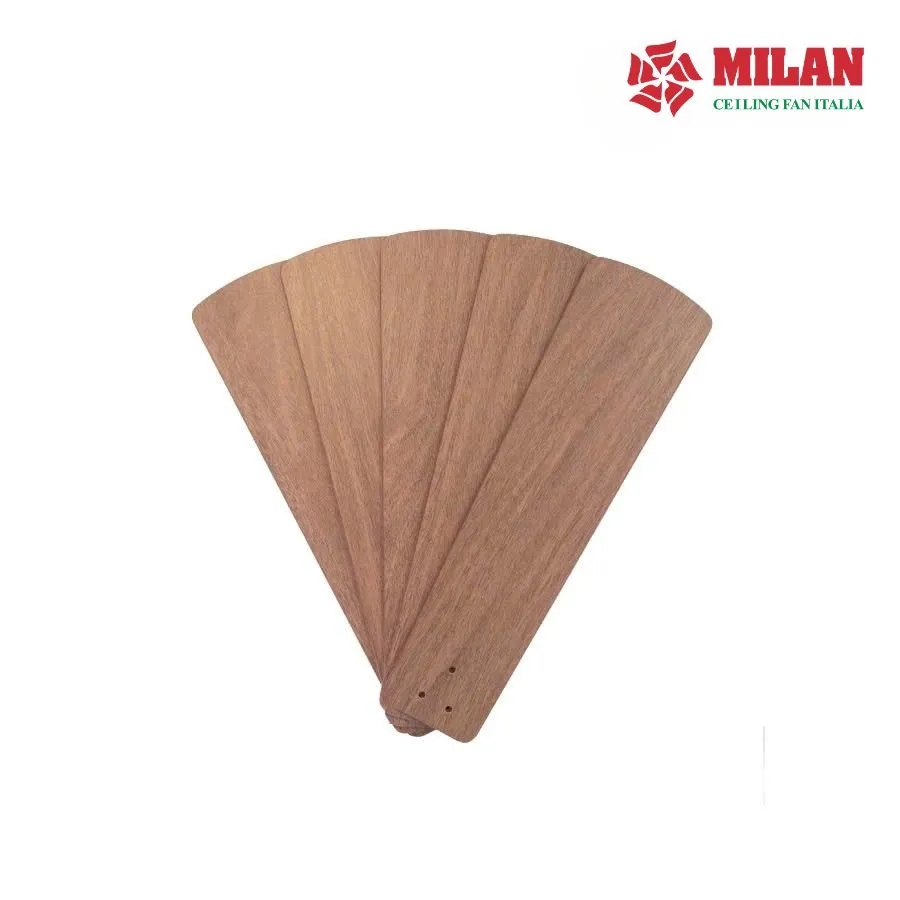 Cánh quạt trần đèn 5 cánh gỗ phong cách tân cổ điển FY513 - BN