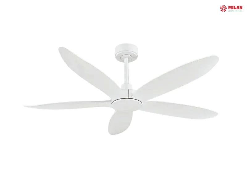 Quạt trần 5 cánh Milan FY586 6 Quạt trần 5 cánh lá FY586 - Màu Trắng