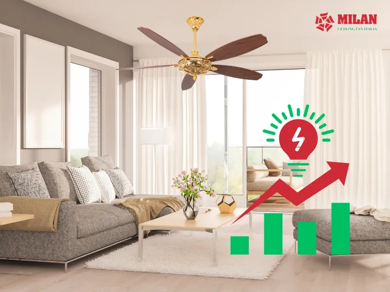 Bật quạt số to hay nhỏ tốn điện hơn