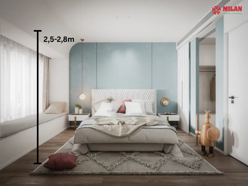 Nhiều chung cư hiện nay trần thấp chỉ từ 2,5-2,8m.