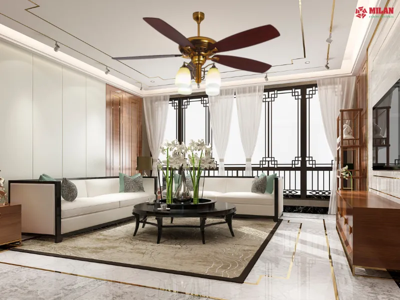 Quạt trần FY508 cổ điển sang trọng.