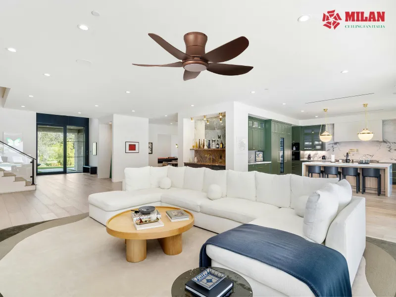 Quạt trần Milan chính hãng chất lượng cao.