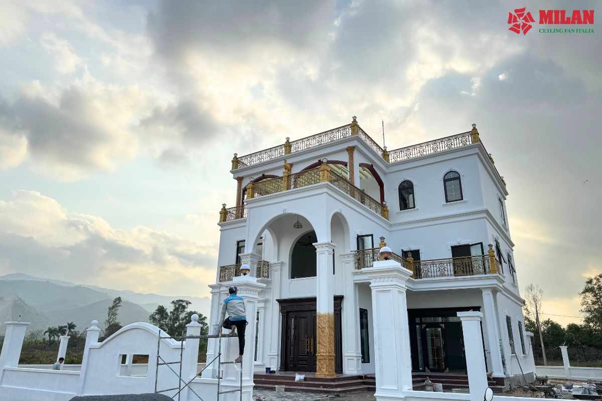 Biệt thự tại Xuân Mai - Sự giao thoa giữa kiến trúc cổ điển và tiện nghi hiện đại