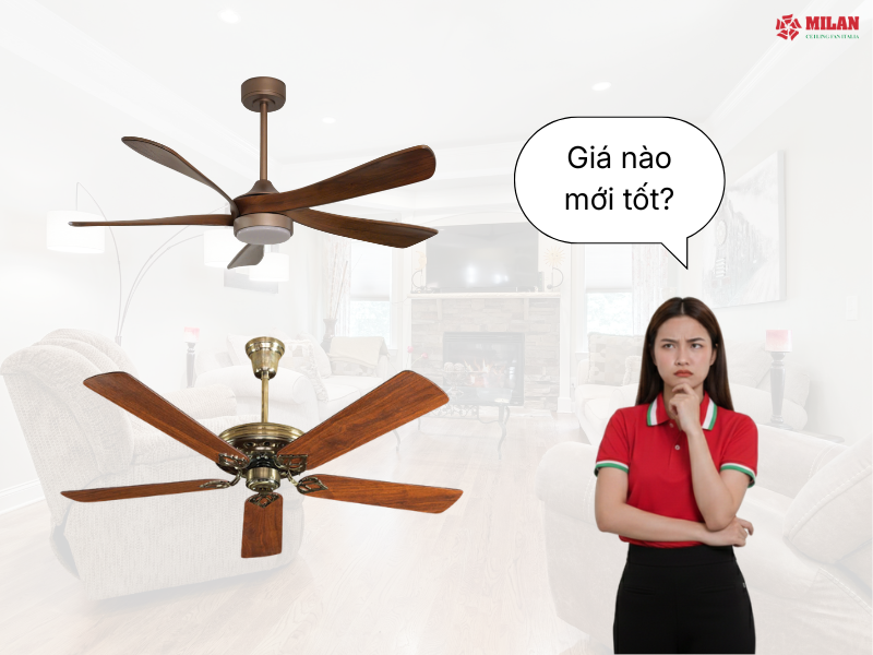 Giá quạt trần gỗ bao nhiêu? Phân khúc & cách chọn phù hợp