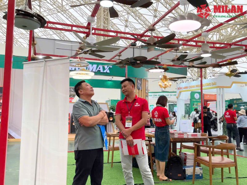 Quạt trần Milan ghi dấu ấn tại Hội chợ Mùa Thu 2025