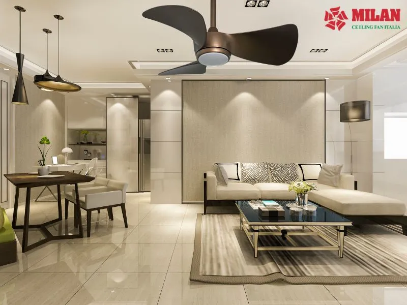 Top Quạt Trần 3 Cánh Đáng Mua Cho Không Gian Dưới 65m2