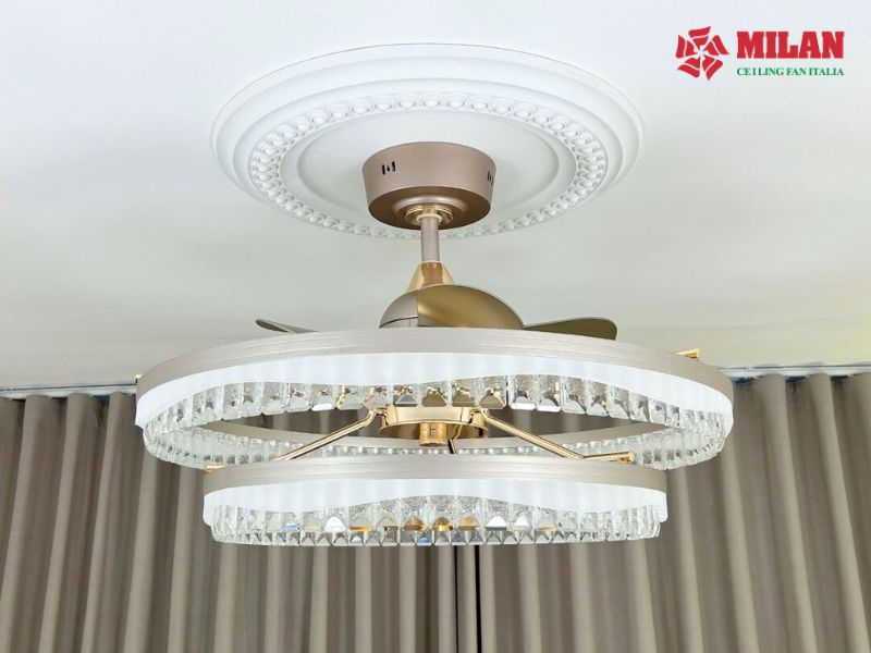 Top 5 mẫu quạt trần cánh ngắn cho không gian vừa và nhỏ