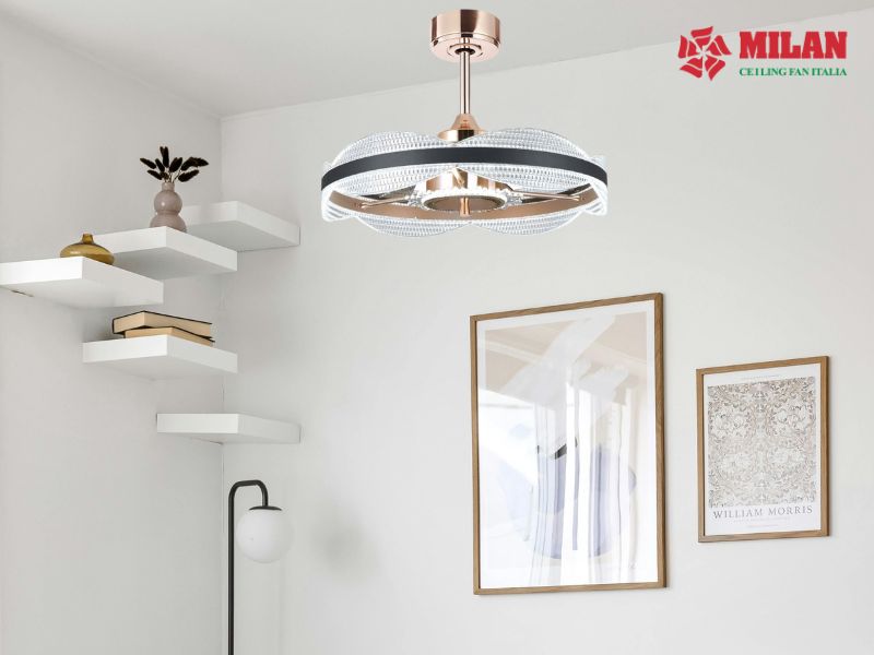 Quạt trần cổ ngắn – Giải pháp an toàn, thẩm mỹ cho không gian trần thấp