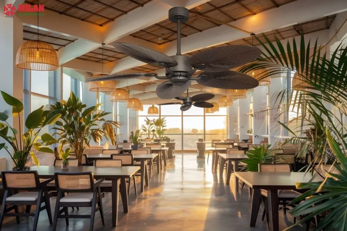 Quạt Trần Phong Cách Cổ Điển Đẹp Sử Dụng Trang Trí