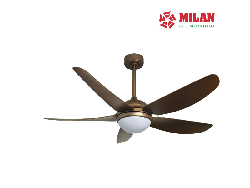 Quạt Trần Đèn 5 Cánh FY509 - Màu đồng cát